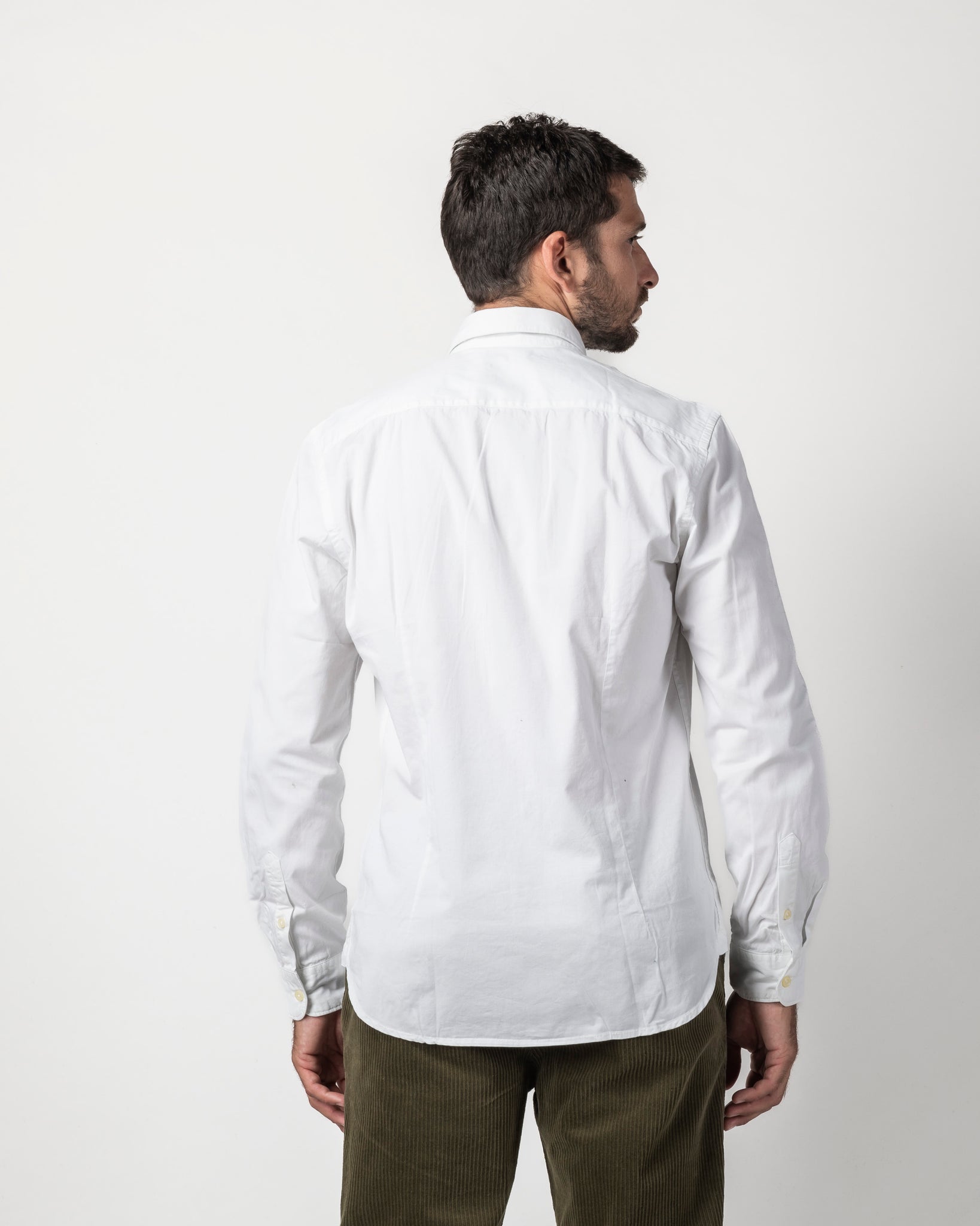 CAMICIA COLLO FRANCESE IN GABARDINA