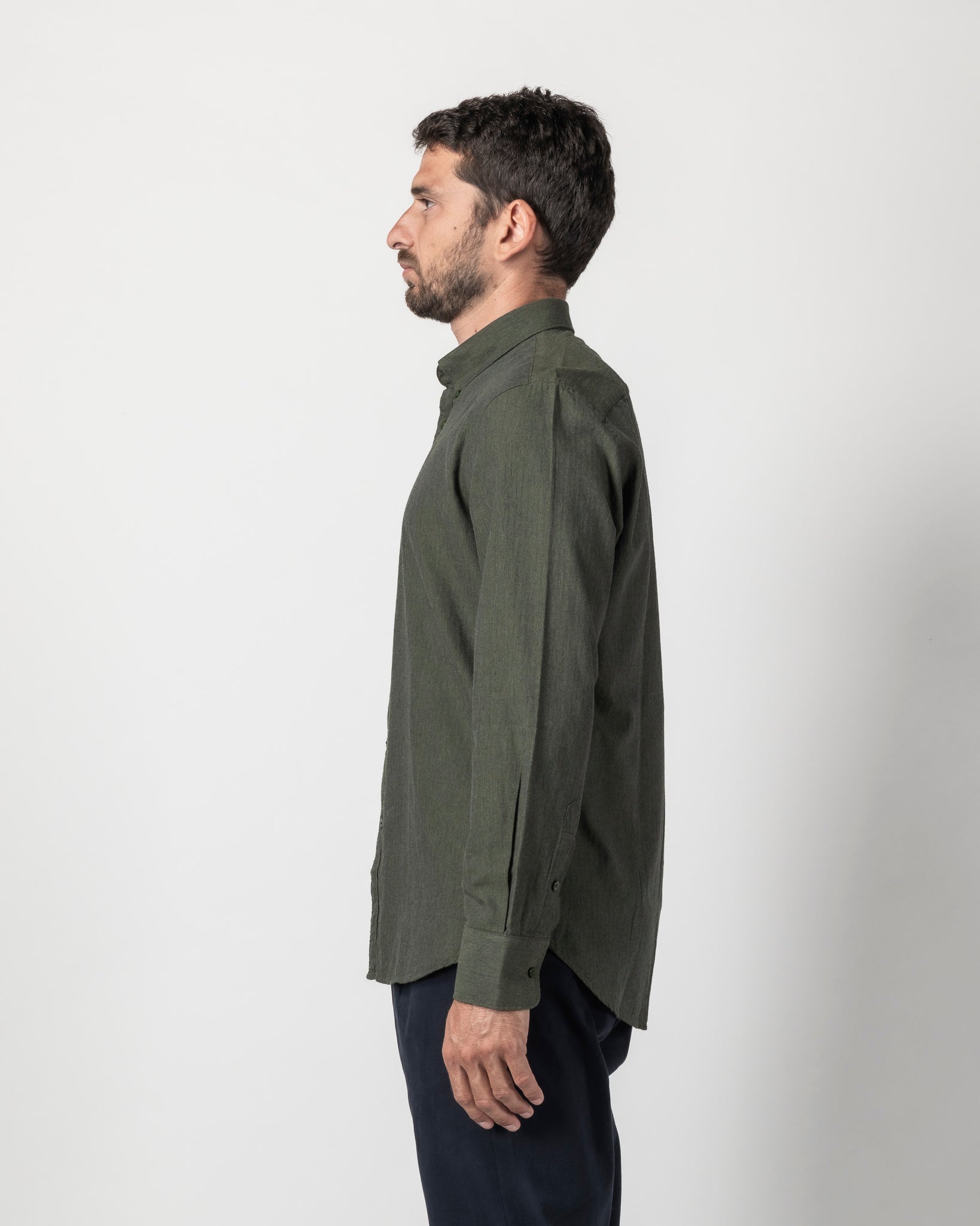 CAMICIA BUTTON DOWN TRAMA SPIGATINO