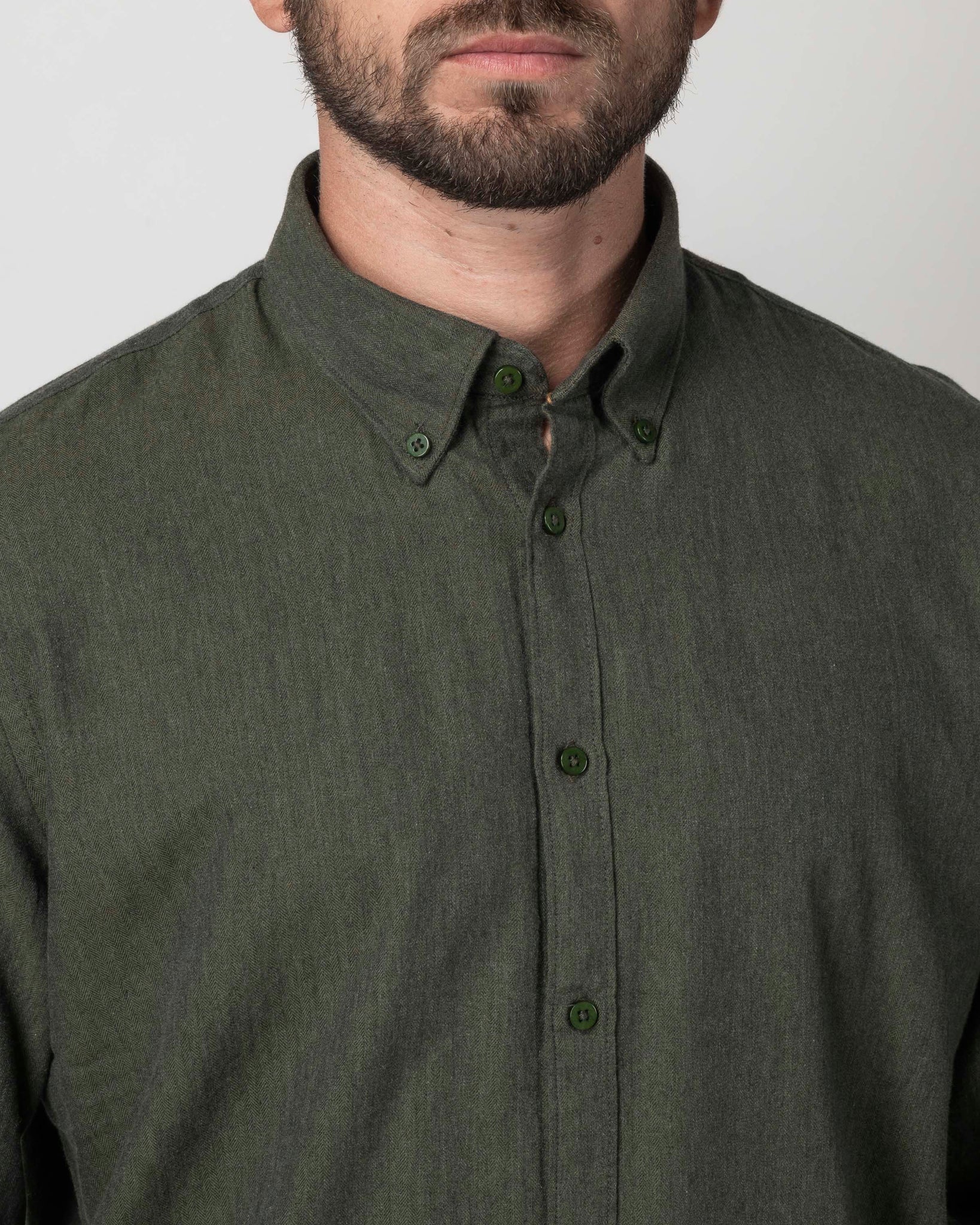 CAMICIA BUTTON DOWN TRAMA SPIGATINO