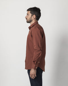 CAMICIA COLLO FRANCESE IN GABARDINA
