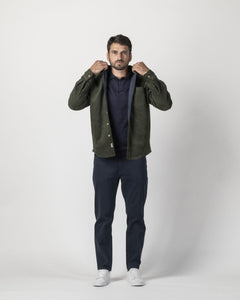 OVERSHIRT VELLUTO A COSTE