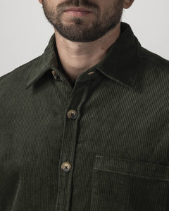 OVERSHIRT VELLUTO A COSTE