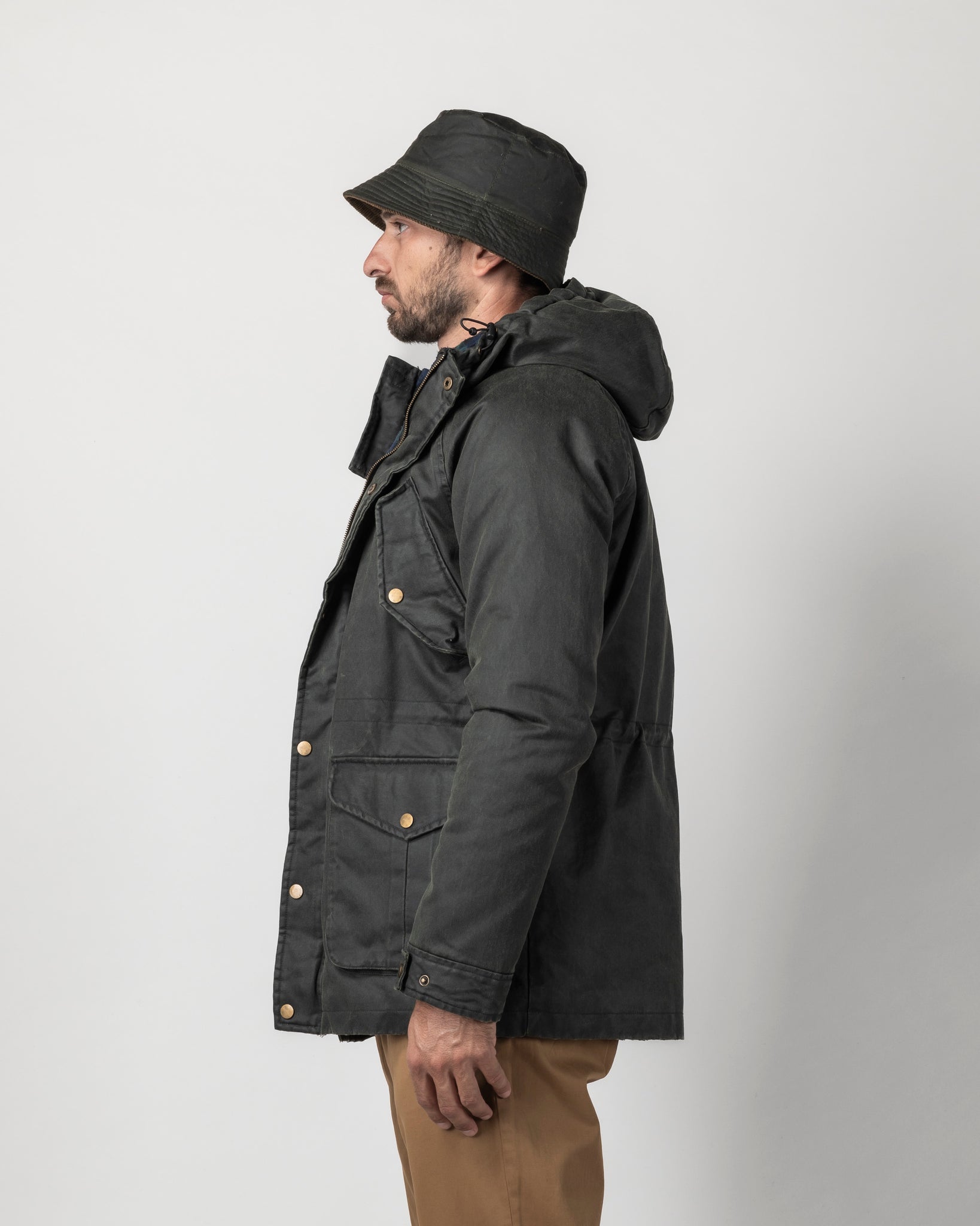 PARKA INTERNO A CONTRASTO