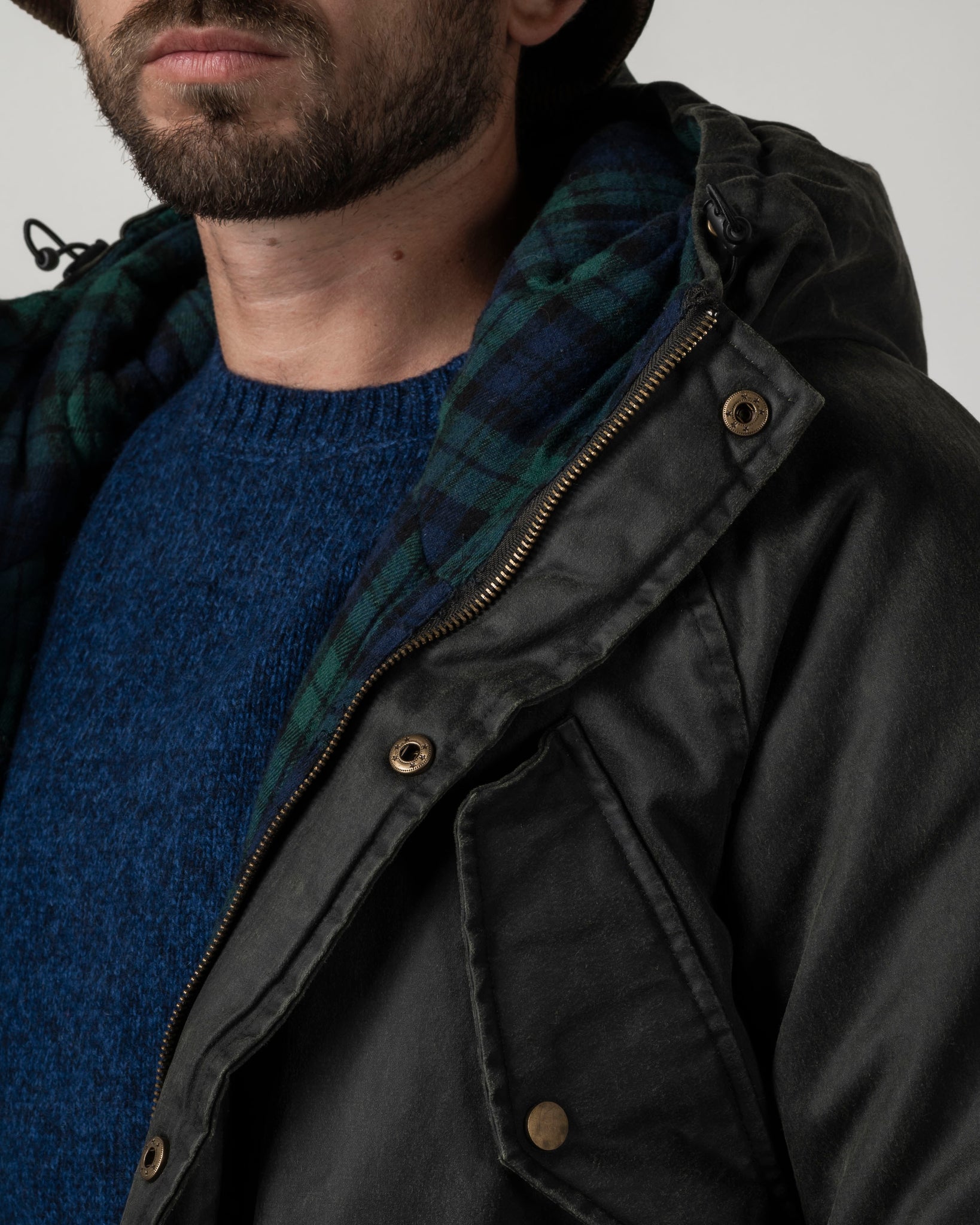 PARKA INTERNO A CONTRASTO