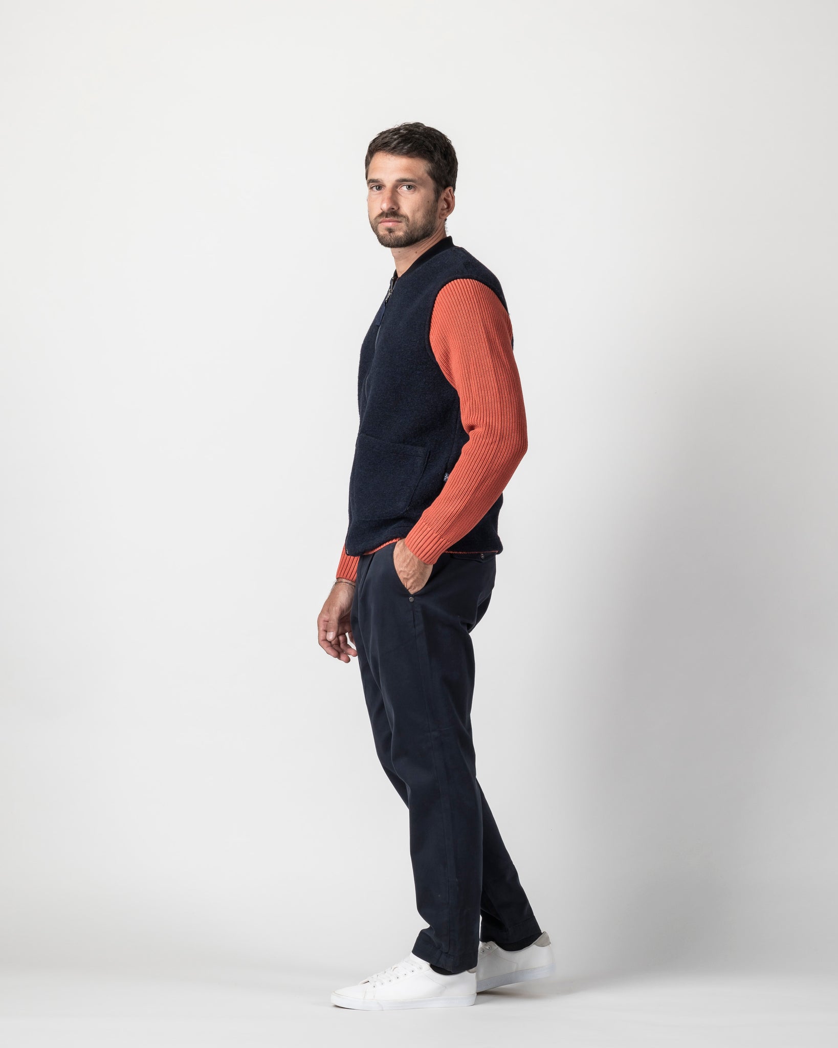 PULLOVER IN COTONE STONE WASH