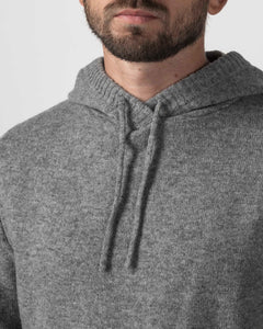 PULLOVER CAPPUCCIO CHIUSO MISTO LANA