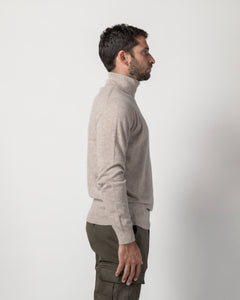 PULLOVER COLLO ALTO BLEND CASHMERE