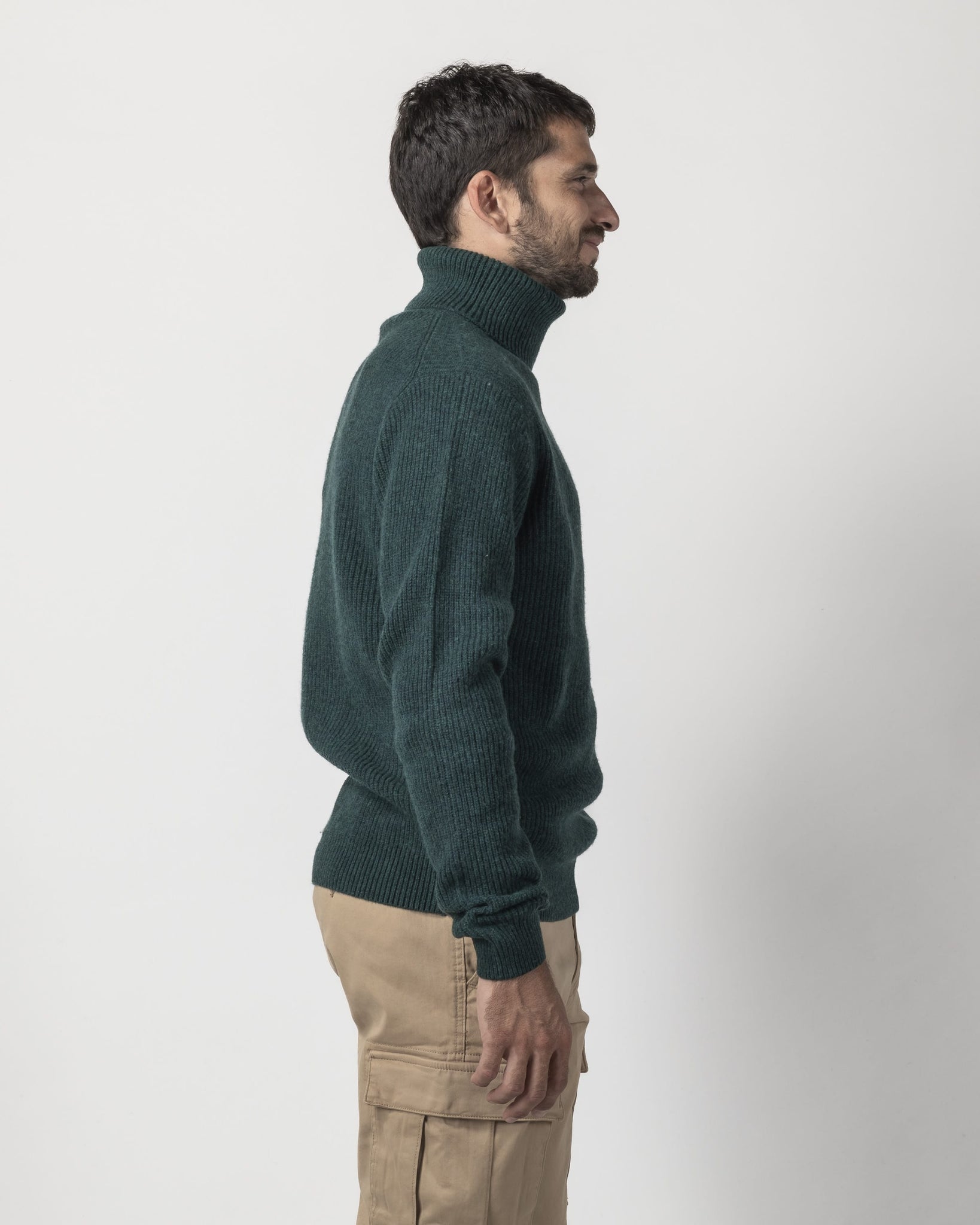 PULLOVER COLLO ALTO COSTA INGLESE