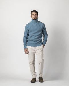 PULLOVER COLLO ALTO COSTA INGLESE