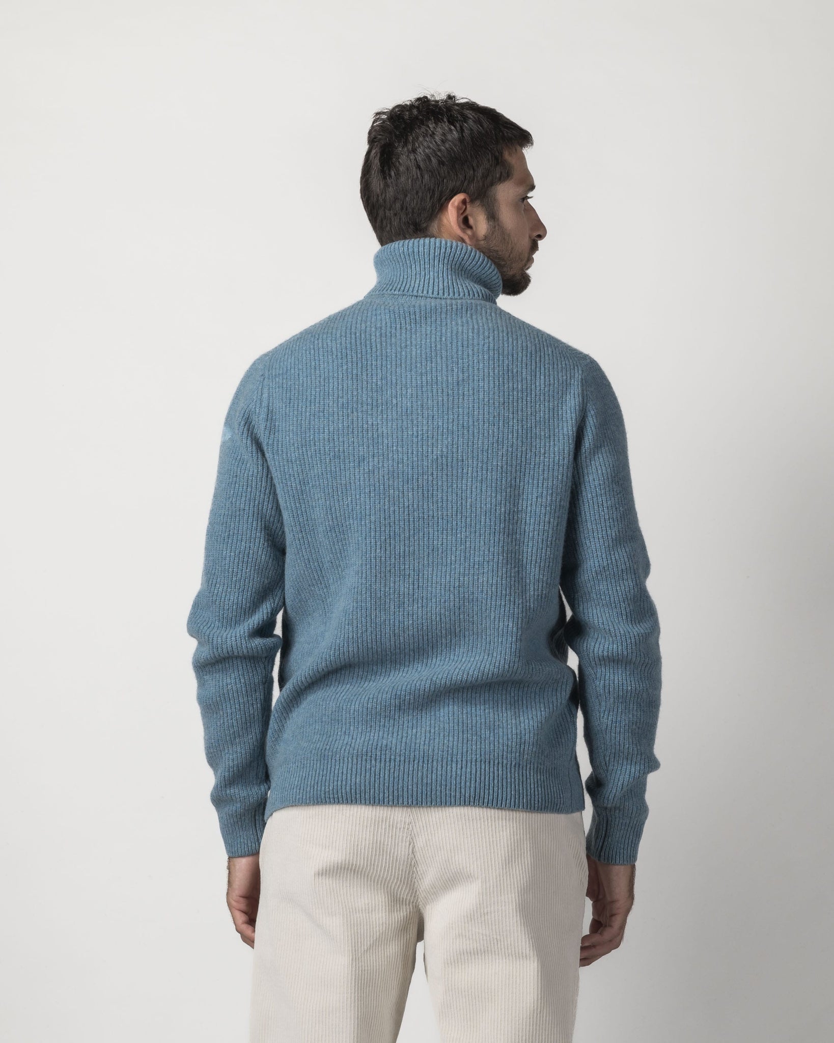 PULLOVER COLLO ALTO COSTA INGLESE