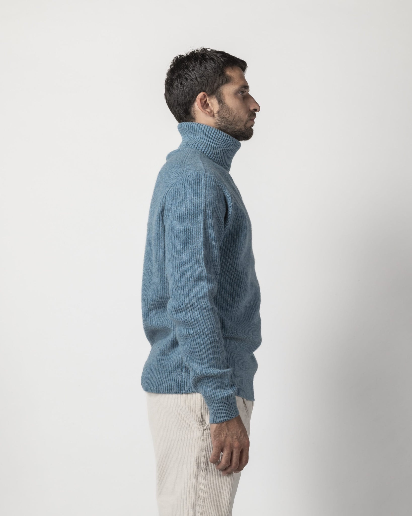 PULLOVER COLLO ALTO COSTA INGLESE