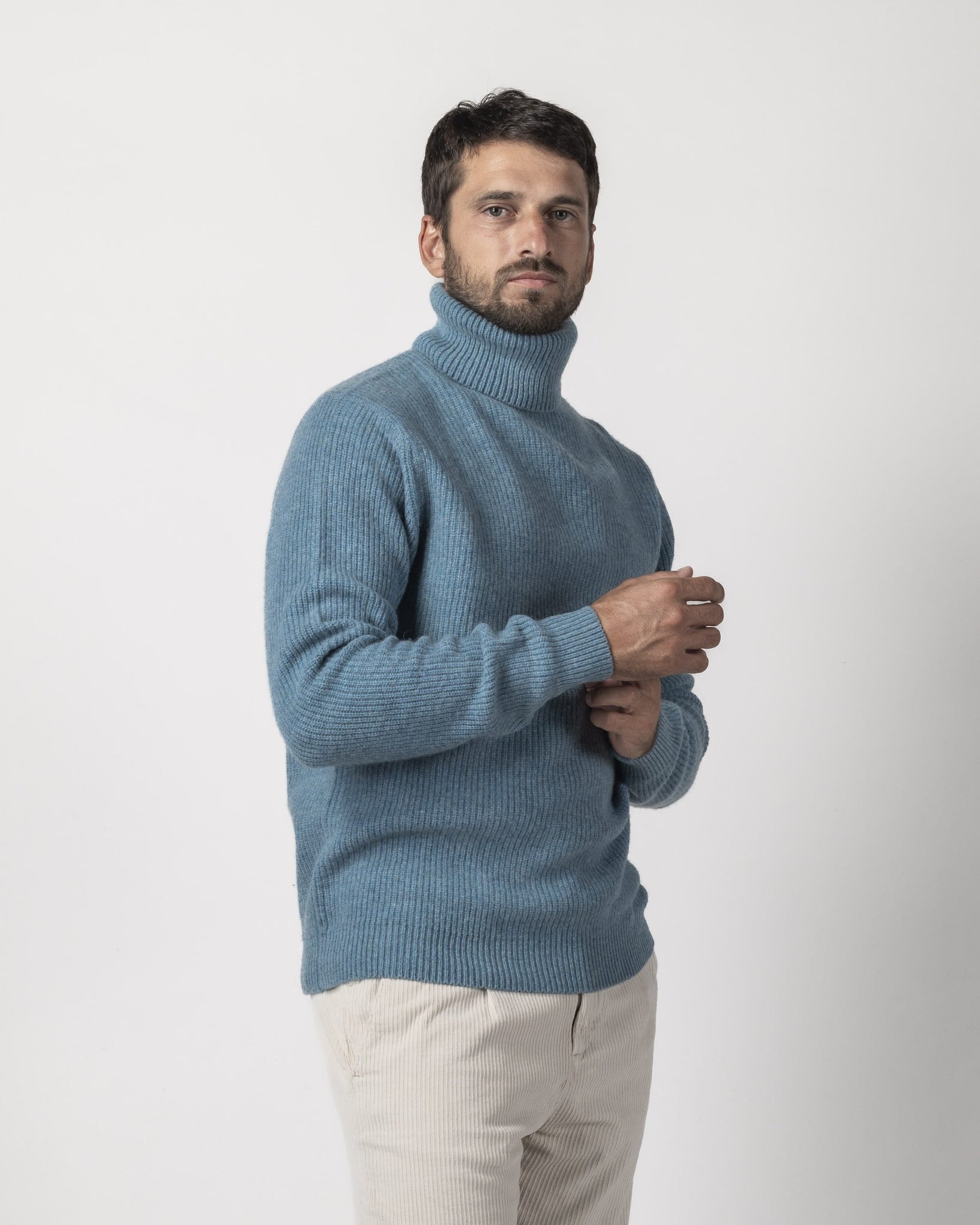 PULLOVER COLLO ALTO COSTA INGLESE