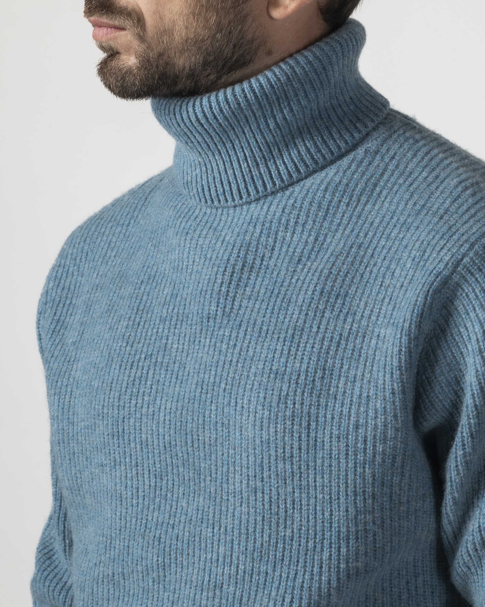 PULLOVER COLLO ALTO COSTA INGLESE