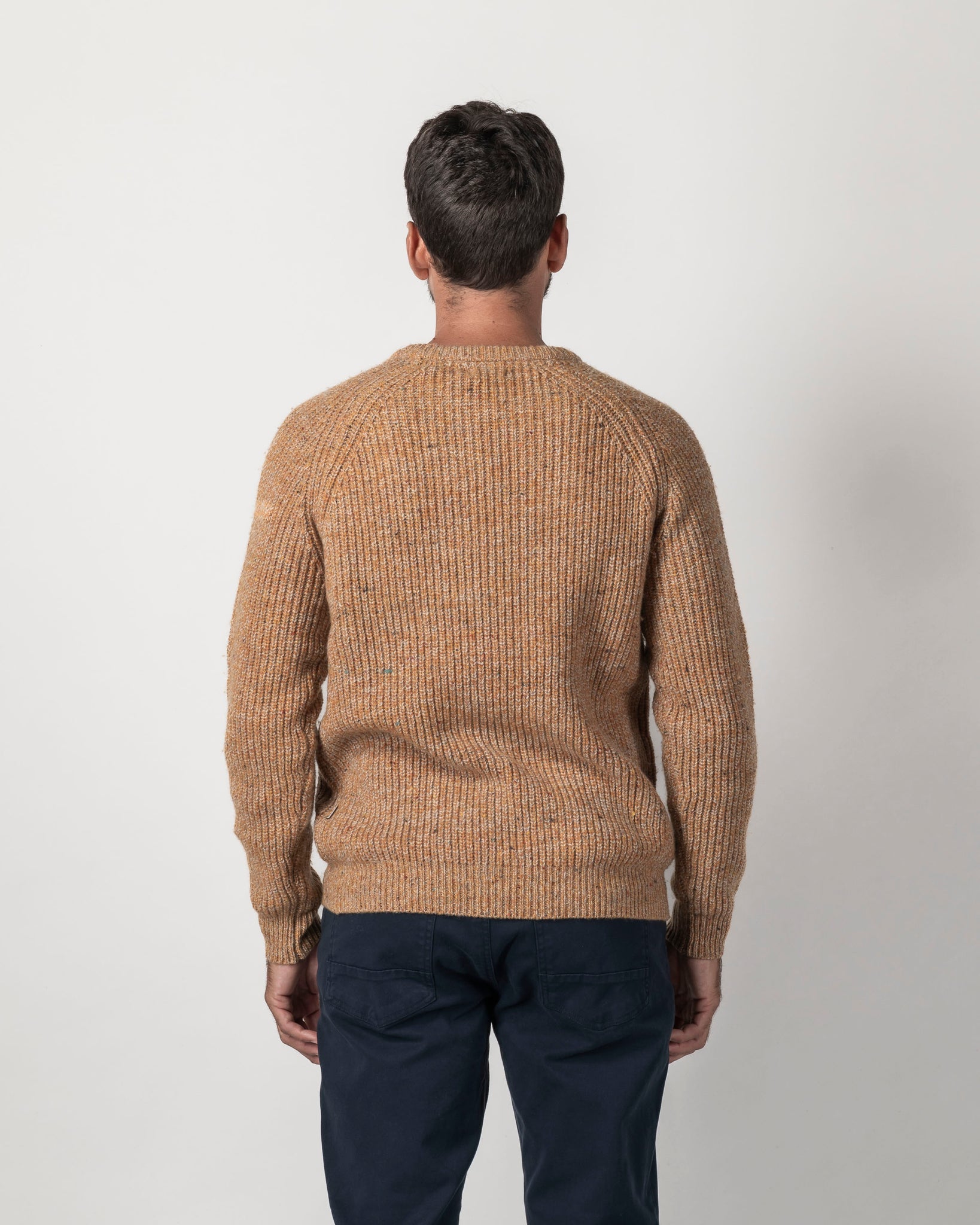 PULLOVER COSTA INGLESE MISTO LANA BOTTONATO