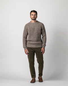 PULLOVER COSTA INGLESE MISTO LANA BOTTONATO