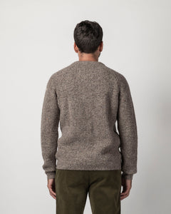 PULLOVER COSTA INGLESE MISTO LANA BOTTONATO