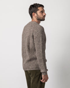 PULLOVER COSTA INGLESE MISTO LANA BOTTONATO