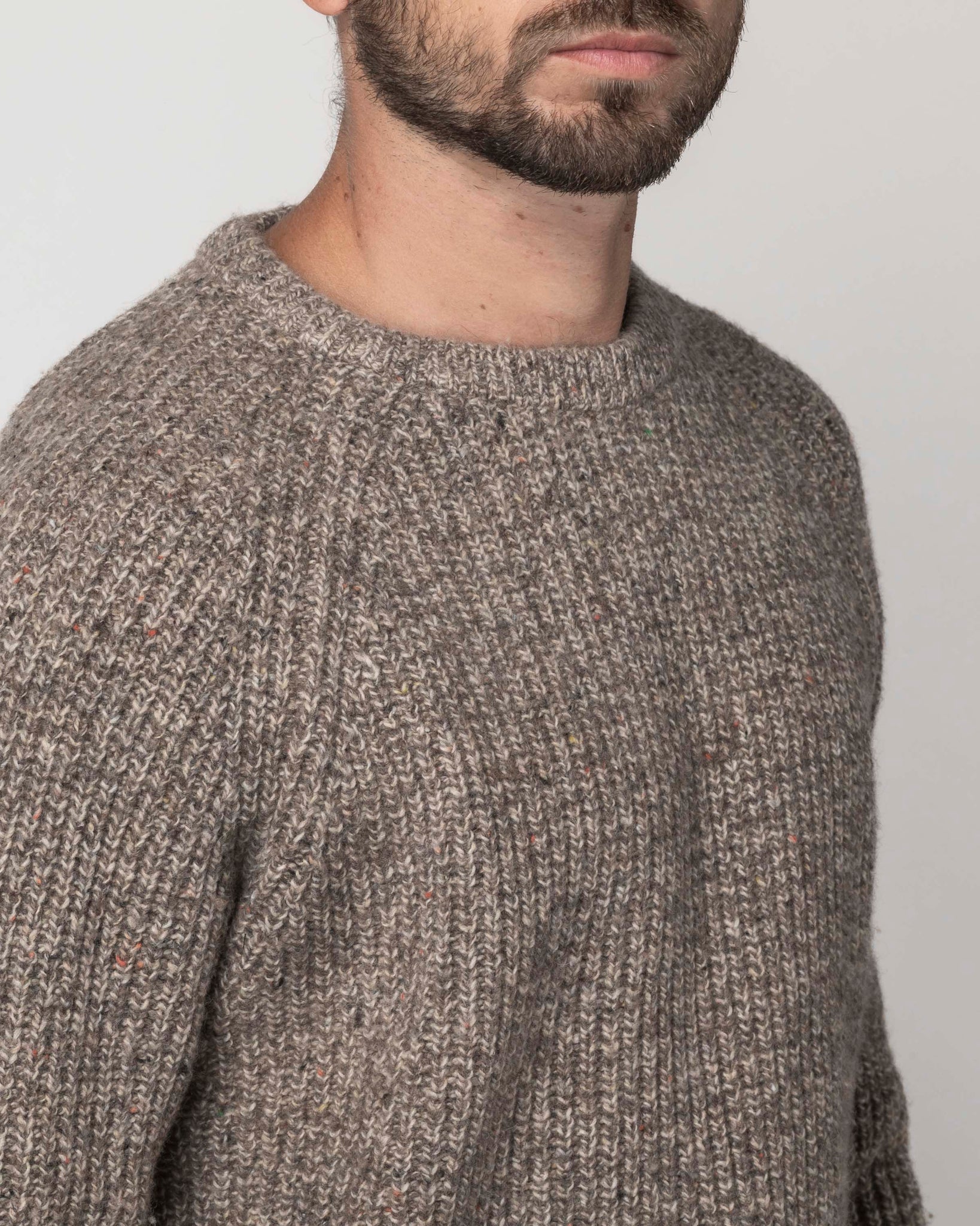 PULLOVER COSTA INGLESE MISTO LANA BOTTONATO
