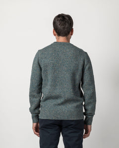 PULLOVER MISTO LANA BOTTONATO
