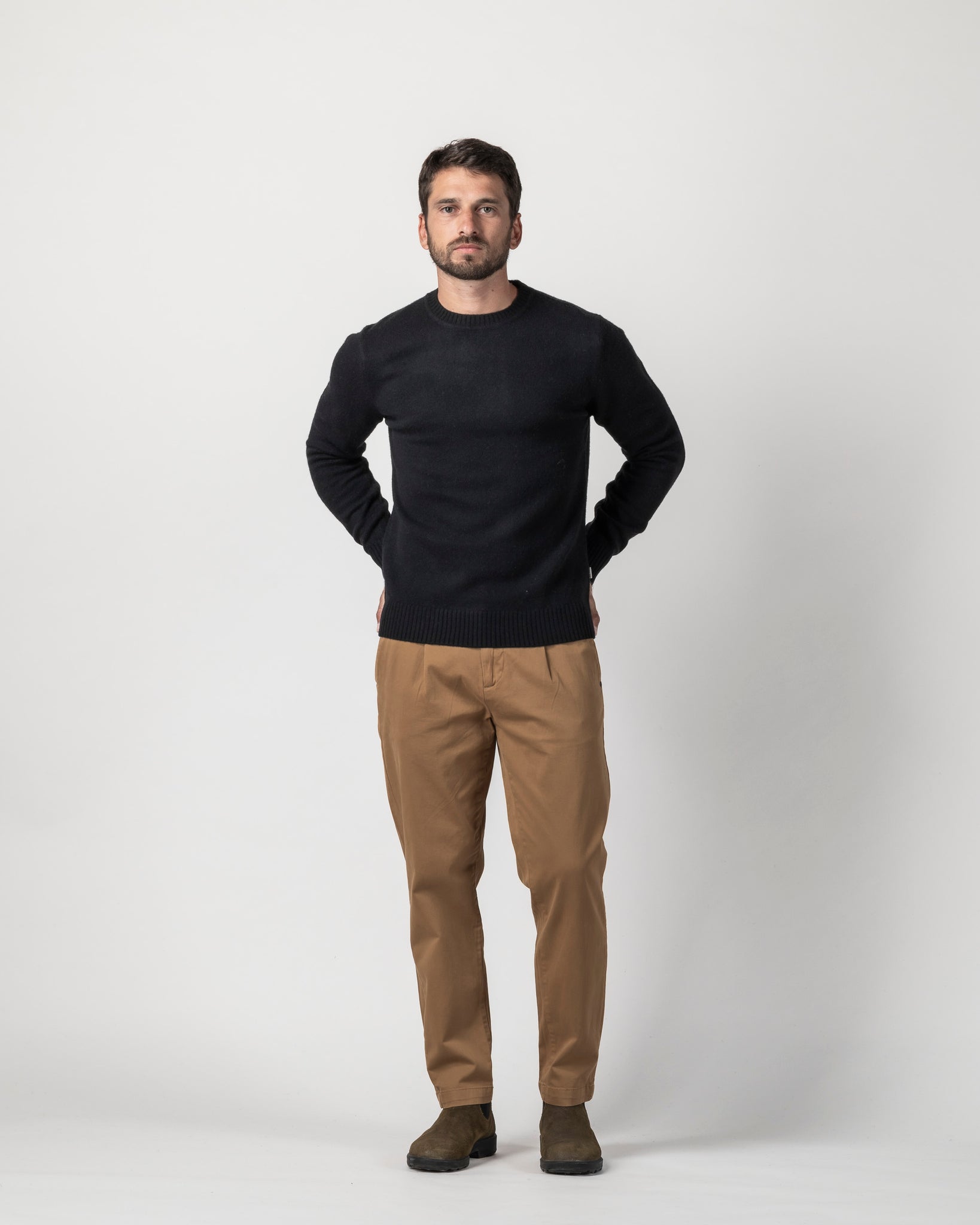 PULLOVER BASIC MISTO LANA