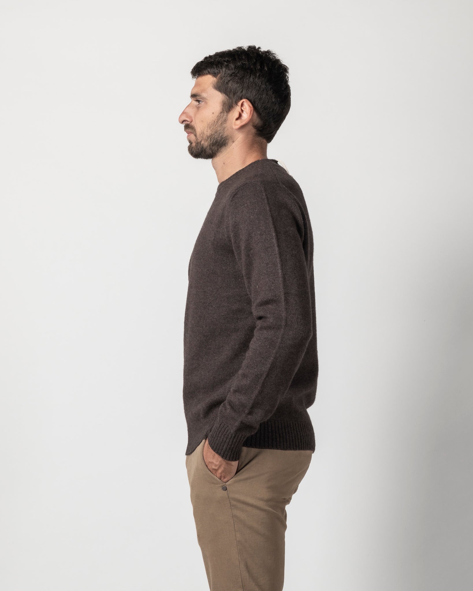 PULLOVER BASIC MISTO LANA