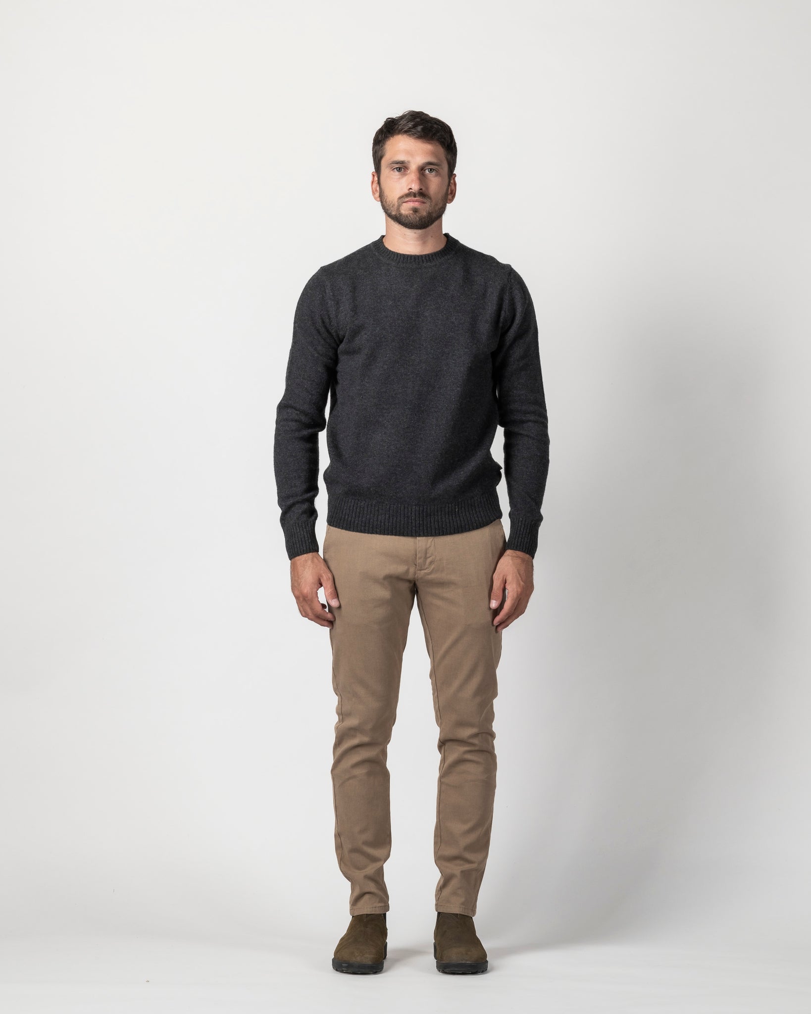 PULLOVER BASIC MISTO LANA