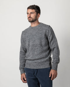 PULLOVER MISTO LANA BOTTONATO