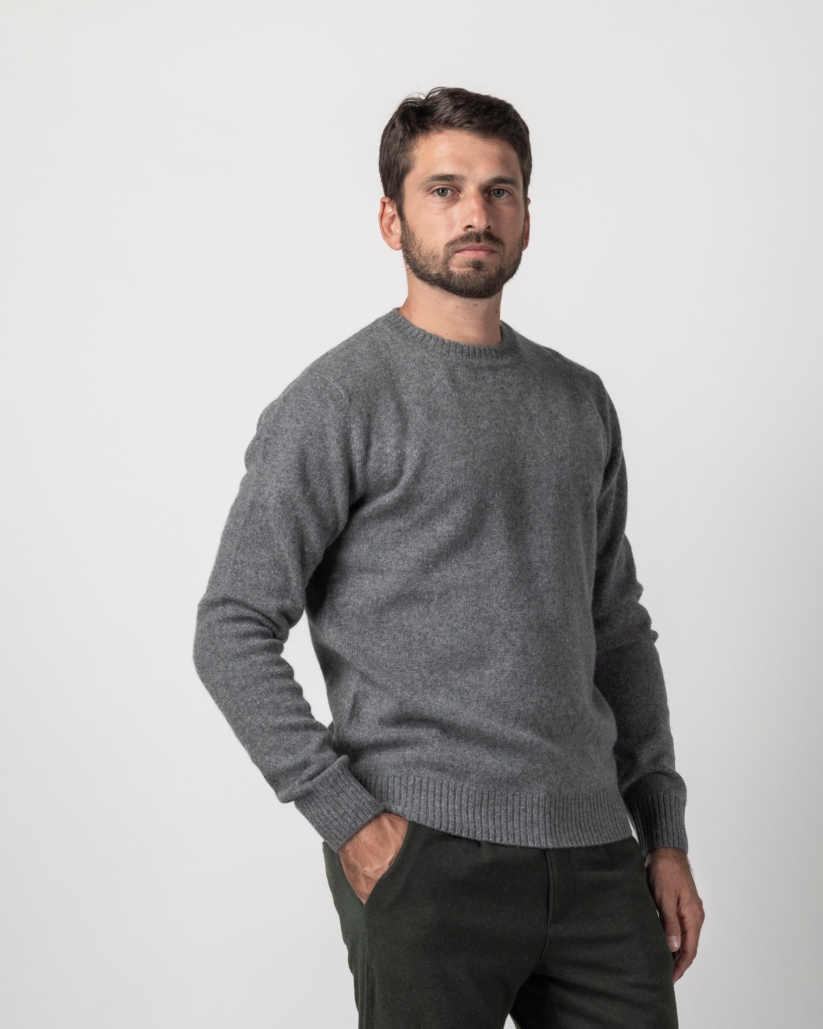 PULLOVER BASIC MISTO LANA