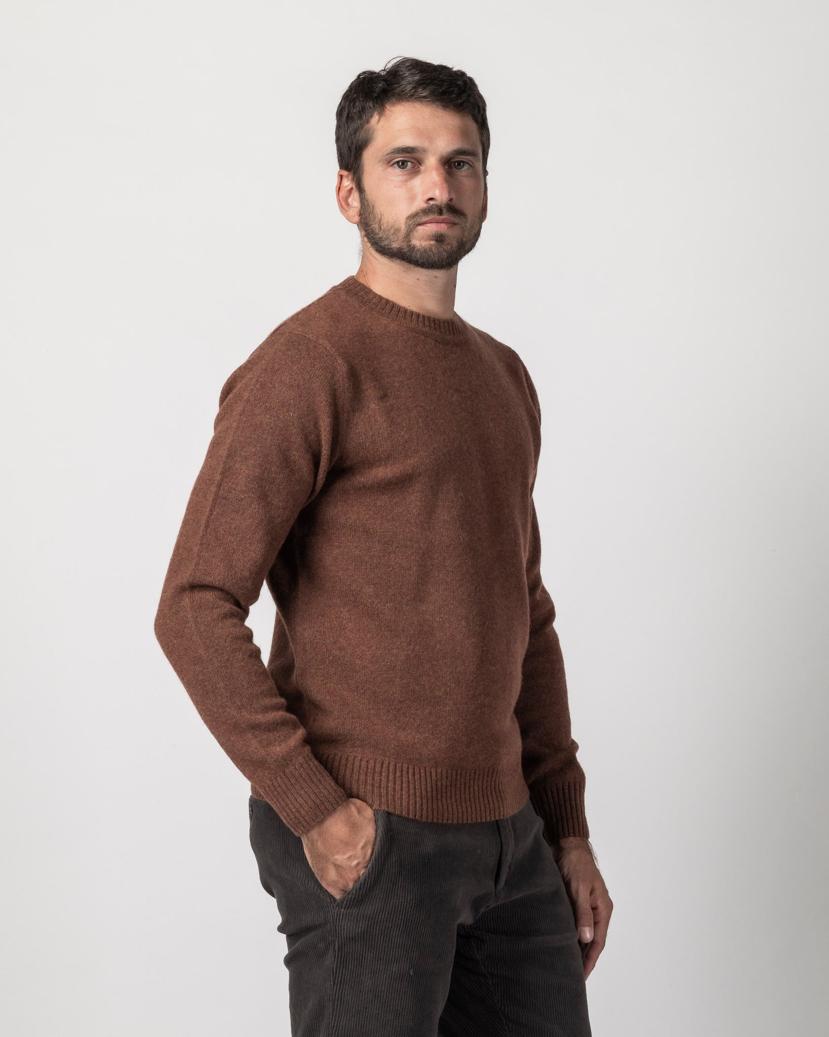 PULLOVER BASIC MISTO LANA