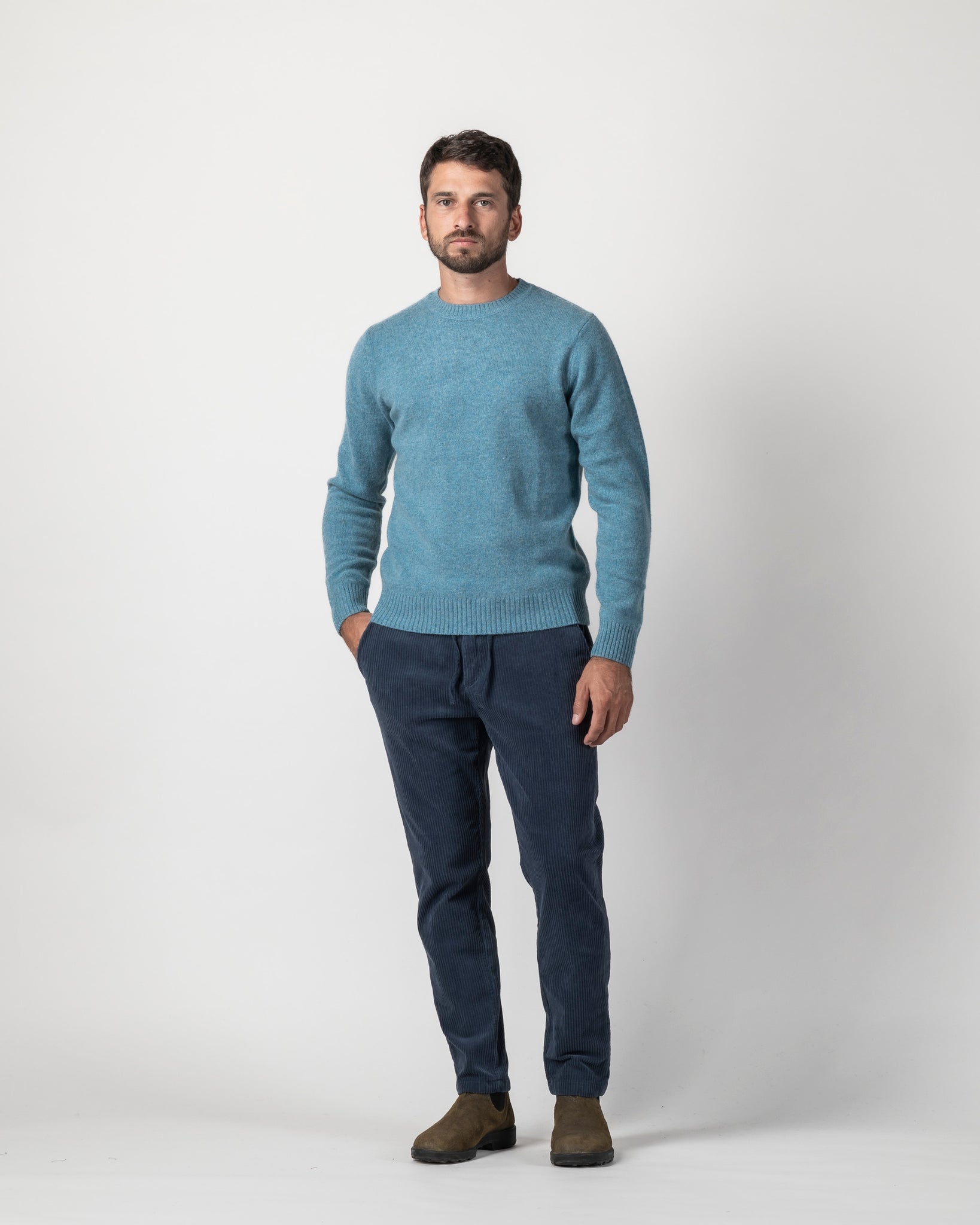 PULLOVER BASIC MISTO LANA