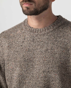 PULLOVER MISTO LANA BOTTONATO