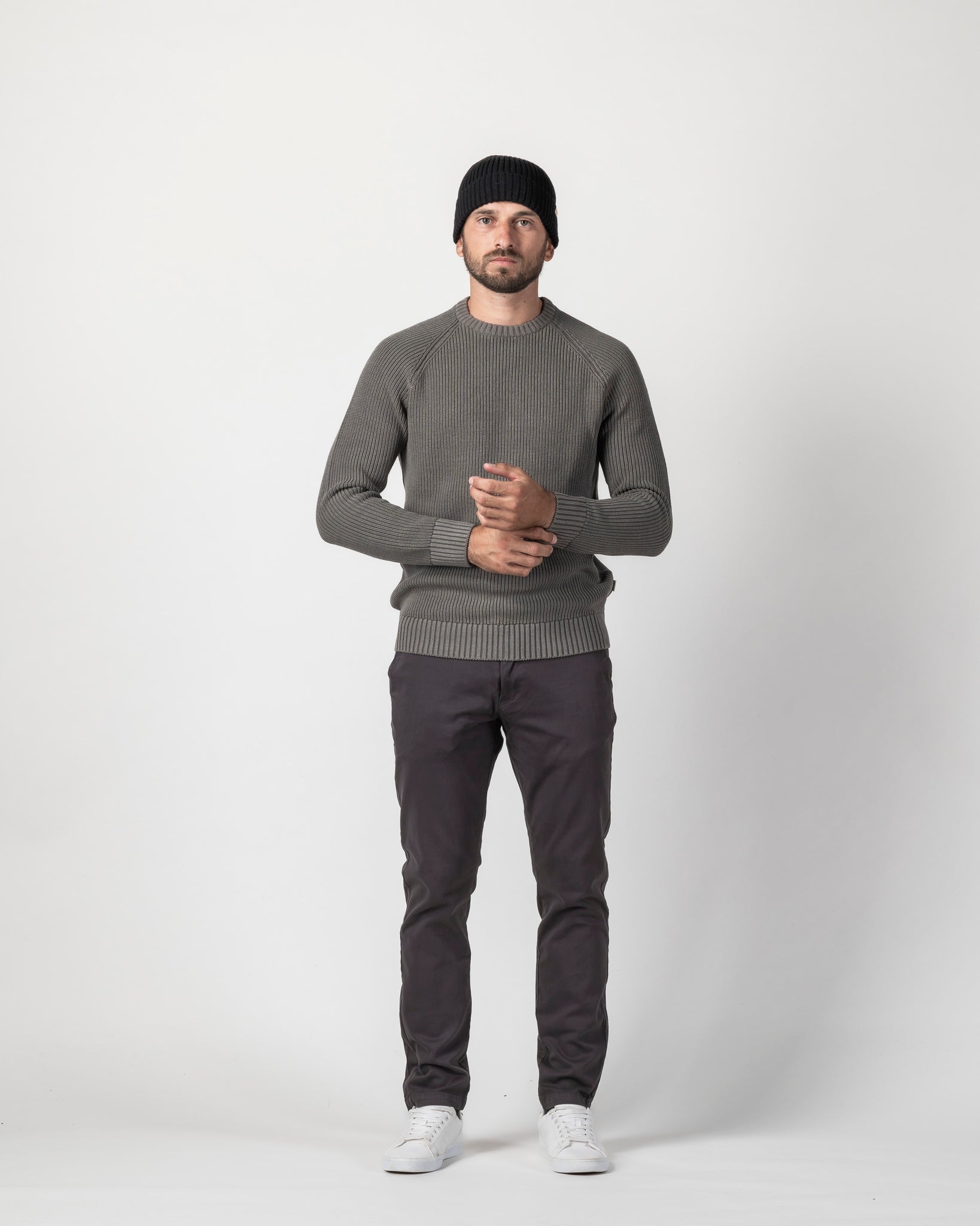 PULLOVER IN COTONE STONE WASH