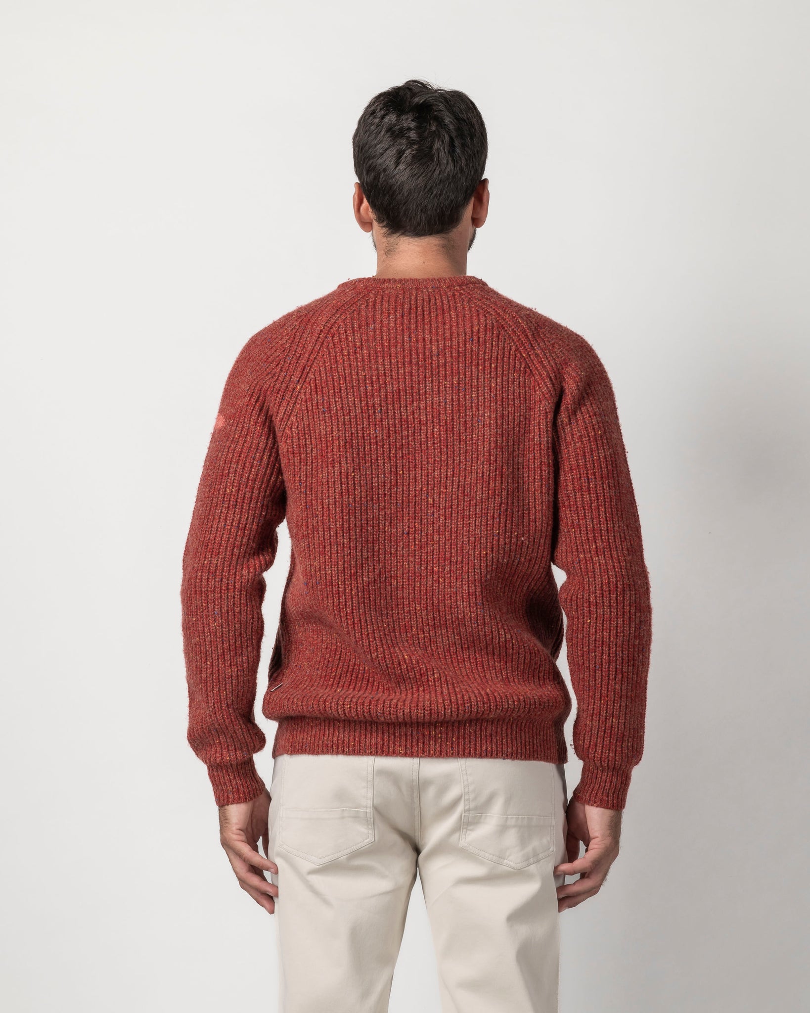 PULLOVER COSTA INGLESE MISTO LANA BOTTONATO