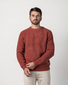 PULLOVER COSTA INGLESE MISTO LANA BOTTONATO
