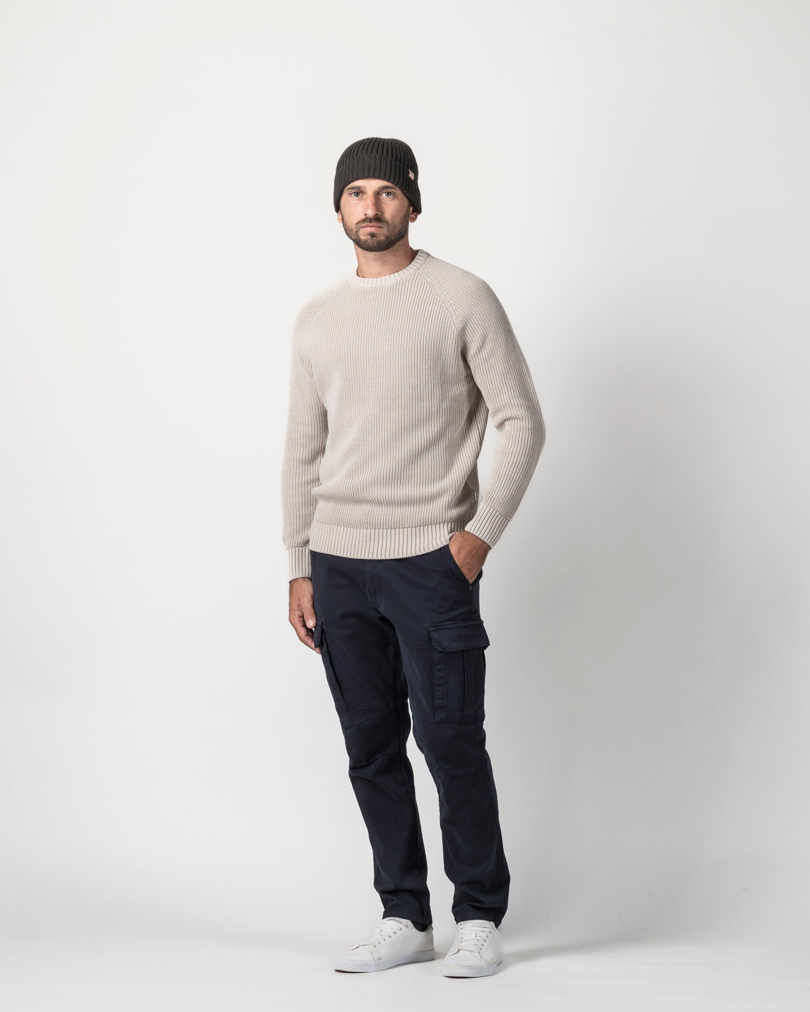 PULLOVER IN COTONE STONE WASH