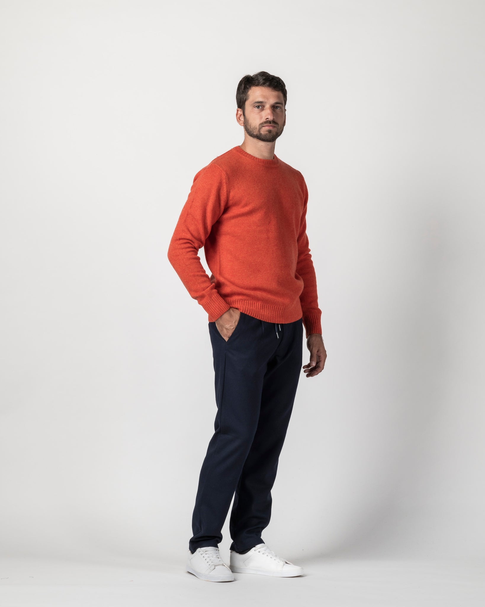 PULLOVER BASIC MISTO LANA