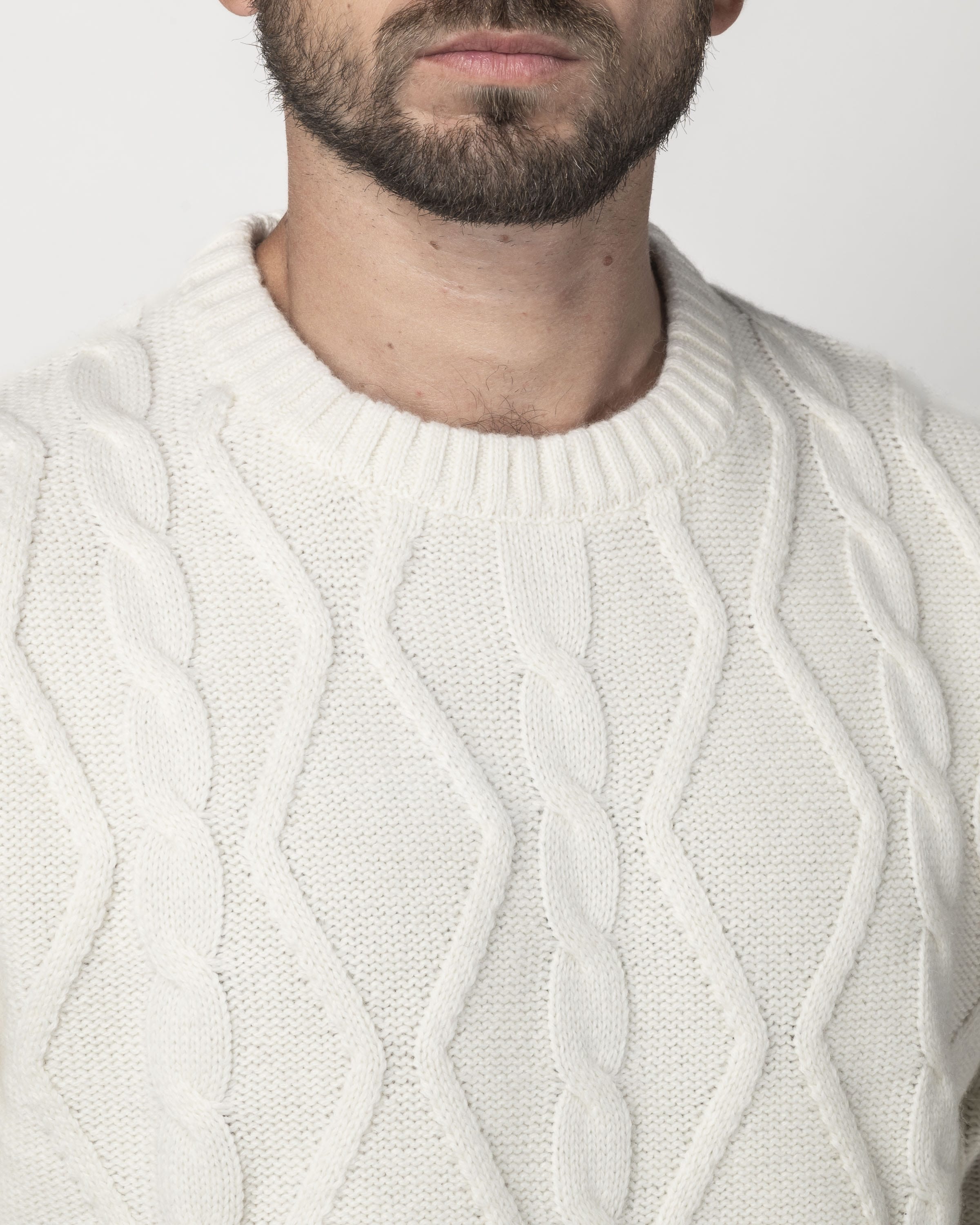 ALL OVER BRAID PULLOVER