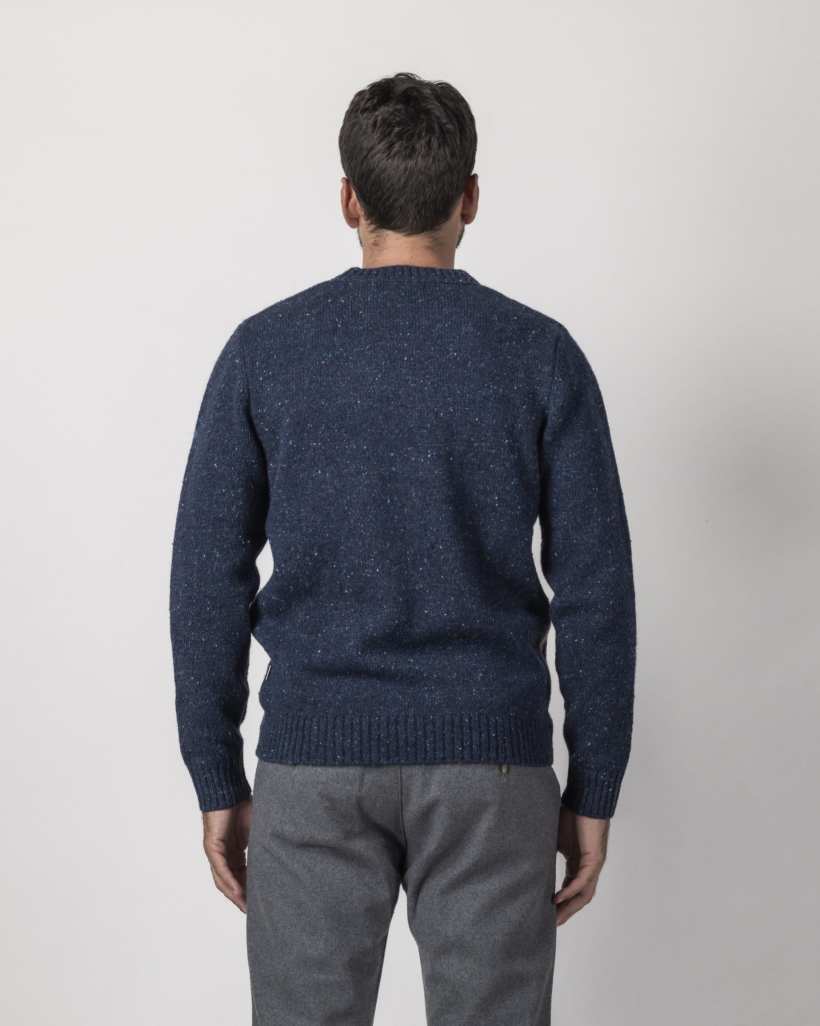 PULLOVER DISEGNO GEOMETRICO SOLO FORNTE