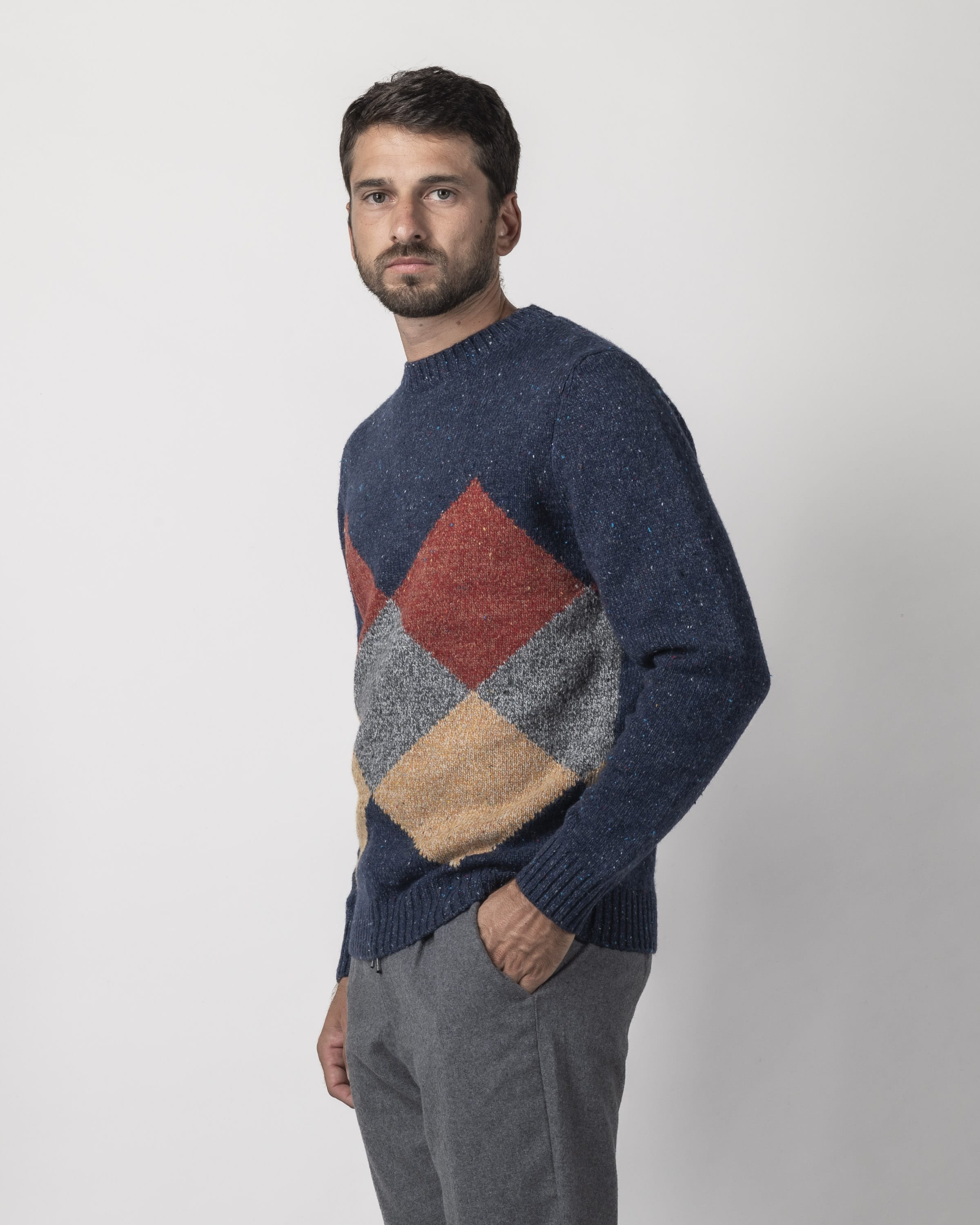 GEOMETRIC DESIGN PULLOVER ONLY
