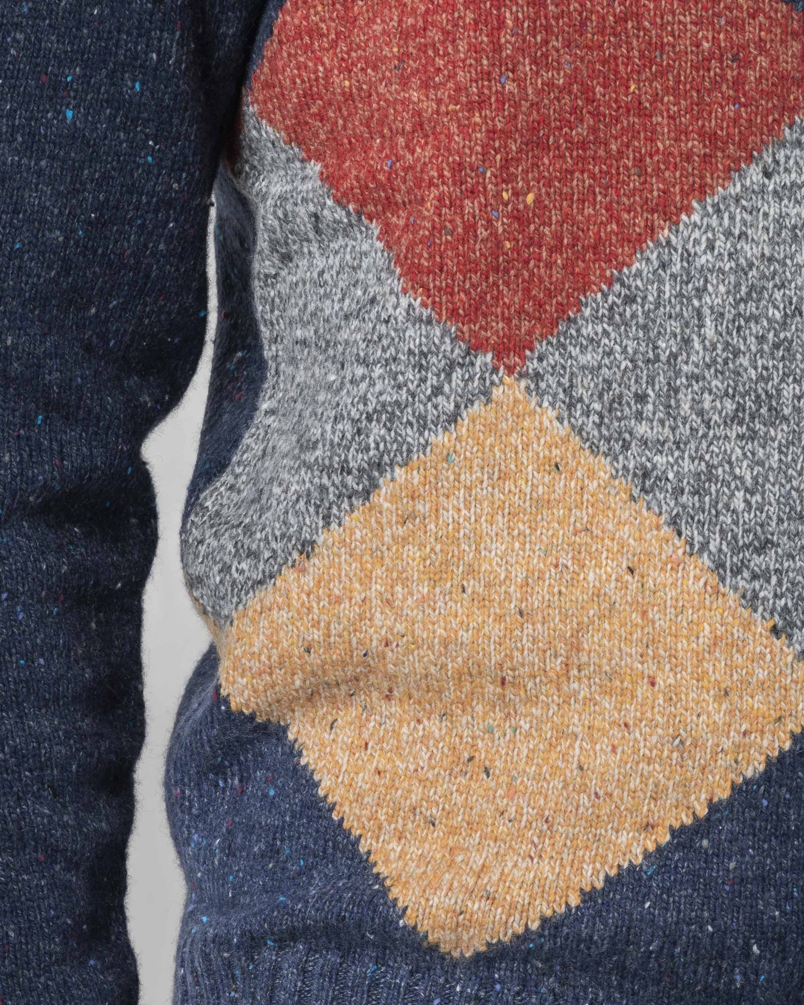 PULLOVER DISEGNO GEOMETRICO SOLO FORNTE