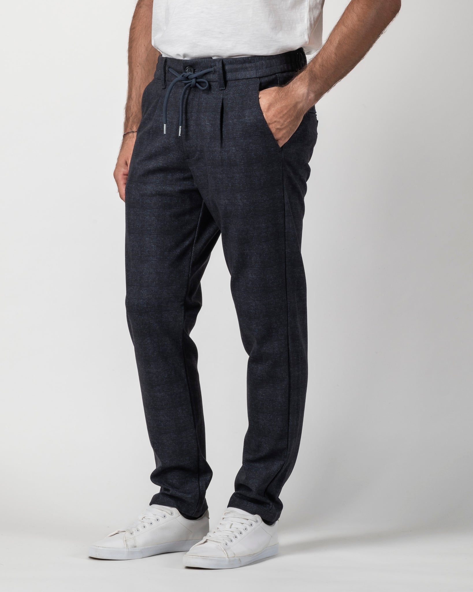 CHINO LONG LACCETTO STAMPA CHECK