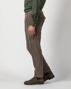 CHINO LONG CROPPED VELLUTTO A COSTE