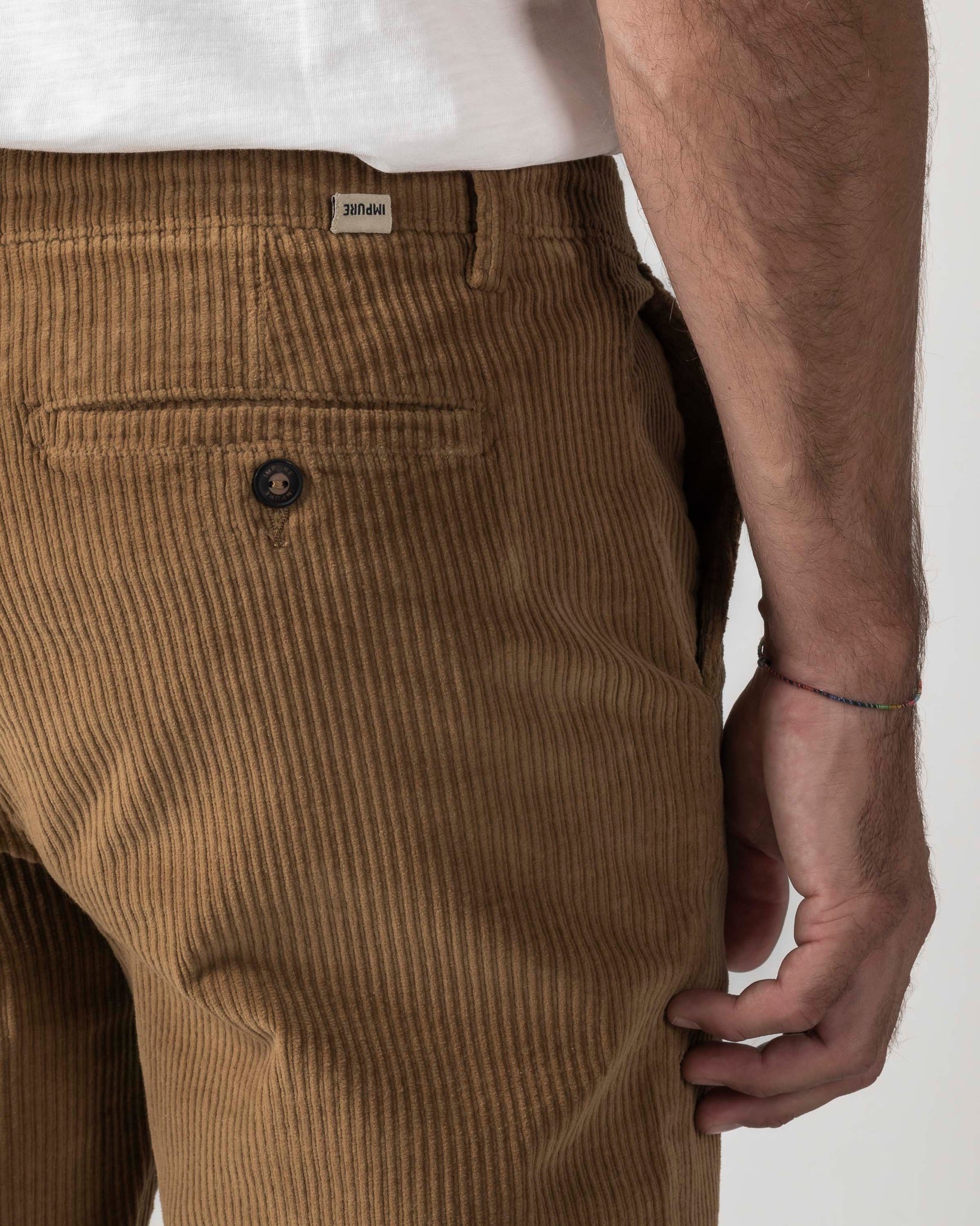 CHINO LONG VELLUTO A COSTE