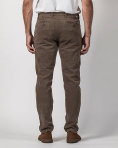 CHINO LONG SLIM VELLUTO A COSTE