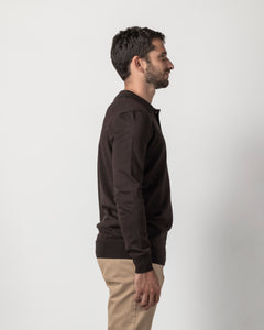 POLO MANICA LUNGA IN VISCOSA