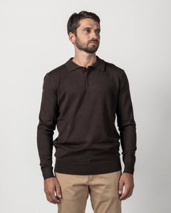 POLO MANICA LUNGA IN VISCOSA