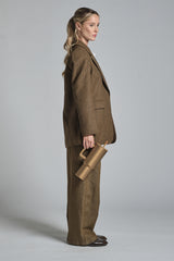 JULIA BLAZER 1 BUTTON IN MIXED WOOL