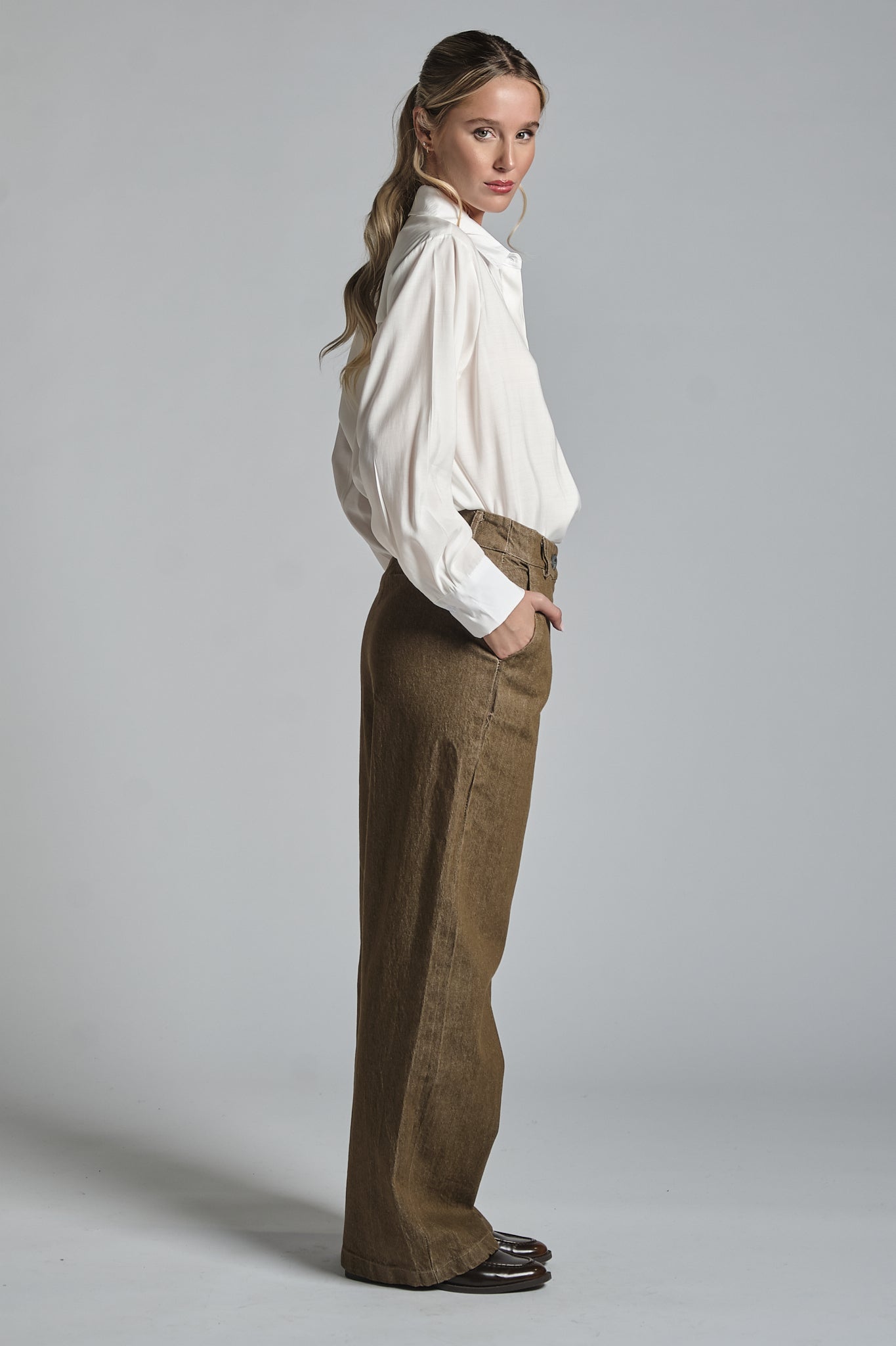 PEI TROUSER IN TWILL STRETCH