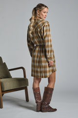 AMIRA DRESS SHIRT NECK IN MISXED MODAL