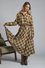 ZELIE LONG SKIRT IN MIXED COTTON